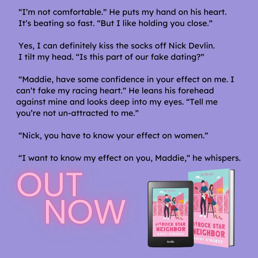 My Rock Star Neighbor paperback, a fake dating, frenemies-to-lovers, rock star romantic comedy