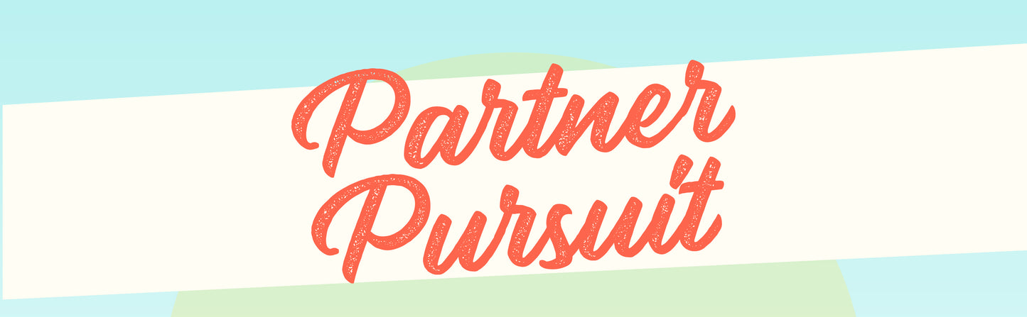 Partner Pursuit - signed paperback with bookmarks and stickers!