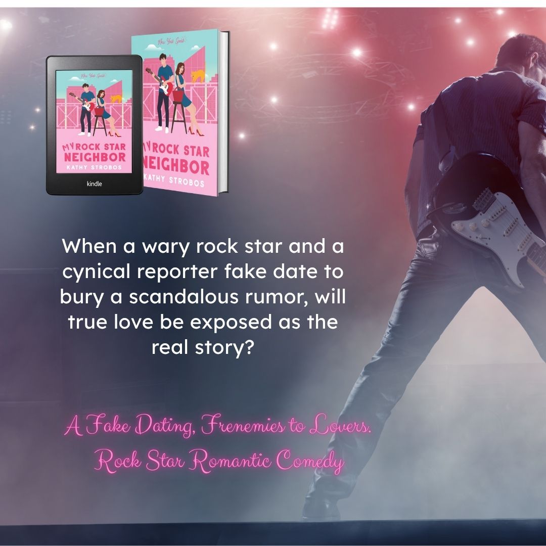 My Rock Star Neighbor ebook, a fake dating, frenemies-to-lovers romantic comedy