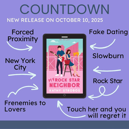 My Rock Star Neighbor ebook, a fake dating, frenemies-to-lovers romantic comedy