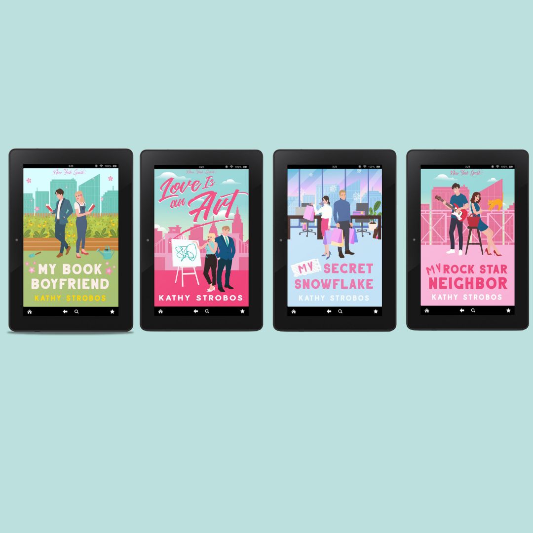 New York Spark Series in E-Book (My Book Boyfriend, Love Is an Art, My Secret Snowflake. My Rock Star Neighbor)