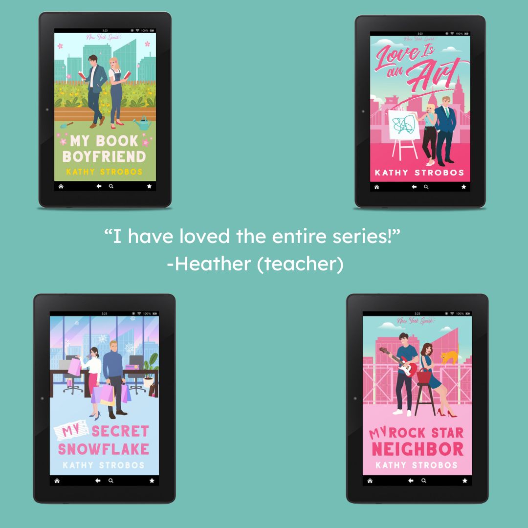 You've Read My Book Boyfriend, and now you must read the rest of the New York Spark Series (Love Is an Art, My Secret Snowflake, My Rock Star Neighbor)